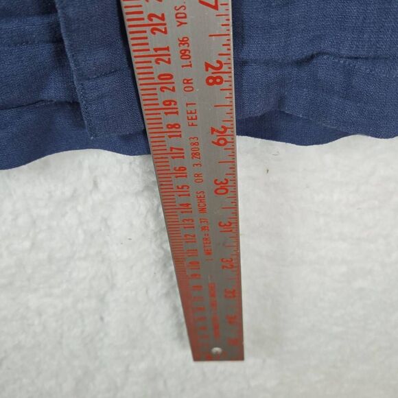 Milano Bay Men's Two-tone Colorblock Short Sleeve Button-up Camp Shirt Blue 2XL - Picture 5 of 7